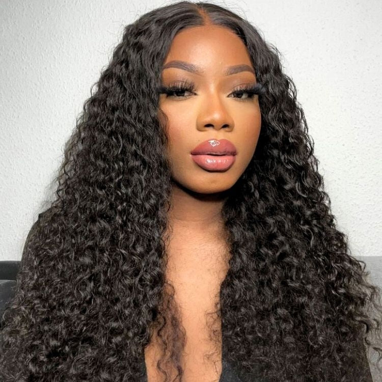 Glueless Curly 4X4 Closure Human Hair Wig | 8"-14"