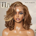 Glueless Loose Wave 13X6 Frontal Human Hair Wig - Red | 10"-28"