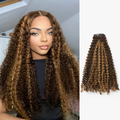 Curly Human Hair Wig - Highlight | 10"-28"