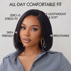 Glueless HD Lace Bob T-Part Lace Human Hair Wig - Blonde | 8"-14"