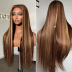 Glueless HD Lace Straight T-Part Lace Human Hair Wig - Red 180% Density | 10"-28"