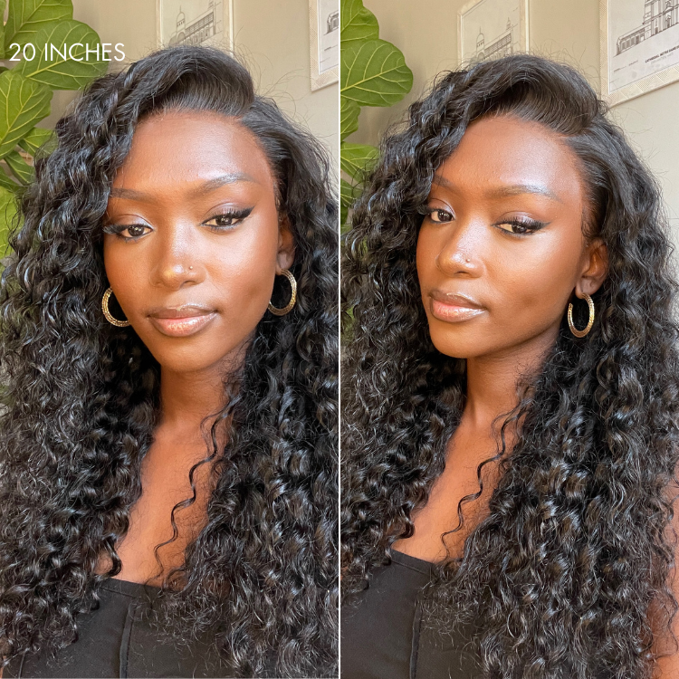 Glueless Curly T-Part Lace Human Hair Wig - Blonde Pre-Plucked | 10"-28"