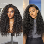 Glueless Curly T-Part Lace Human Hair Wig - Blonde Pre-Plucked | 10"-28"