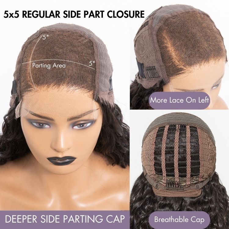 Glueless Curly T-Part Lace Human Hair Wig - Blonde Pre-Plucked | 10"-28"