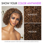 Glueless Pixie Human Hair Wig - Red | 8"-14"