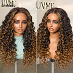 Glueless HD Lace Curly U-Part Human Hair Wig - Red | 10"-28"