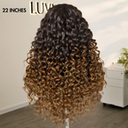 Glueless HD Lace Curly U-Part Human Hair Wig - Red | 10"-28"