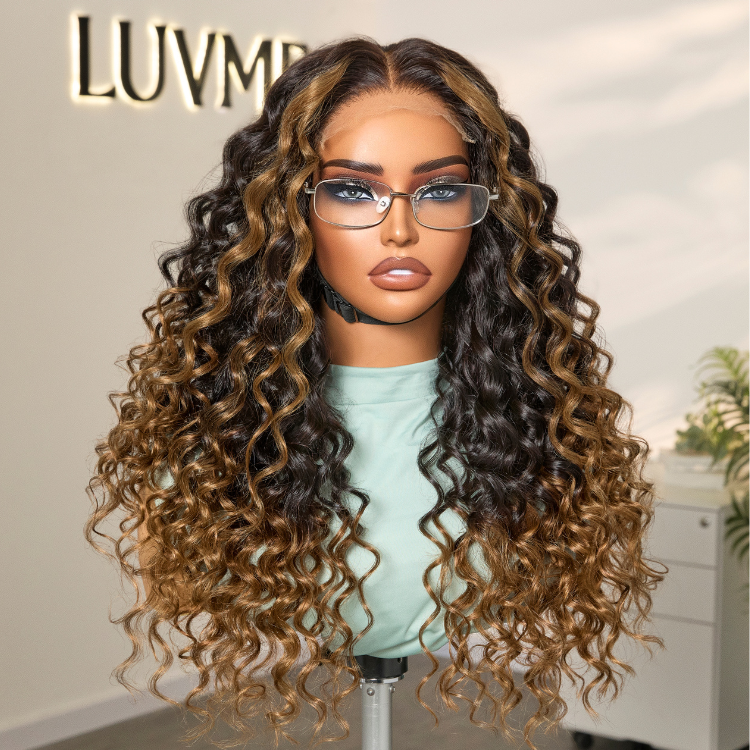 Glueless HD Lace Curly U-Part Human Hair Wig - Red | 10"-28"