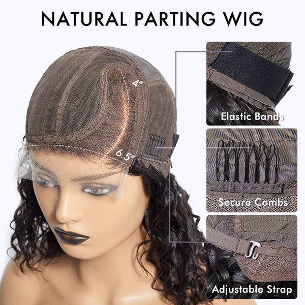 Glueless HD Lace Layered T-Part Lace Human Hair Wig - Red | 8"-14"