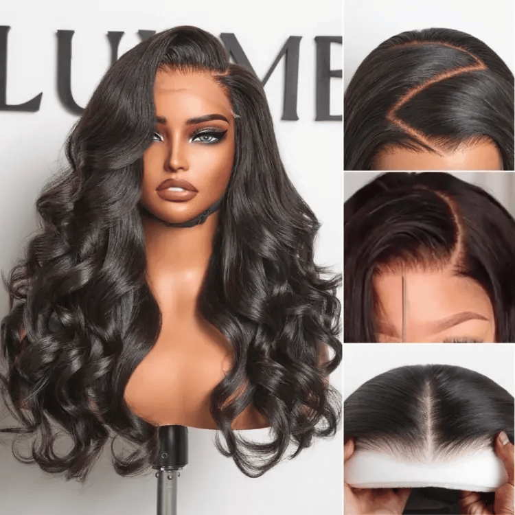 Glueless HD Lace Body Wave T-Part Lace Human Hair Wig | 10"-28"