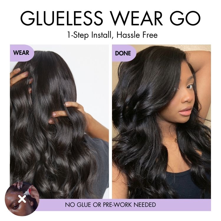Glueless HD Lace Body Wave T-Part Lace Human Hair Wig | 10"-28"
