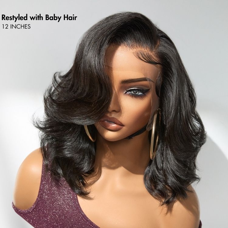 Glueless Loose Wave 13X6 Frontal Human Hair Wig - Red | 10"-28"