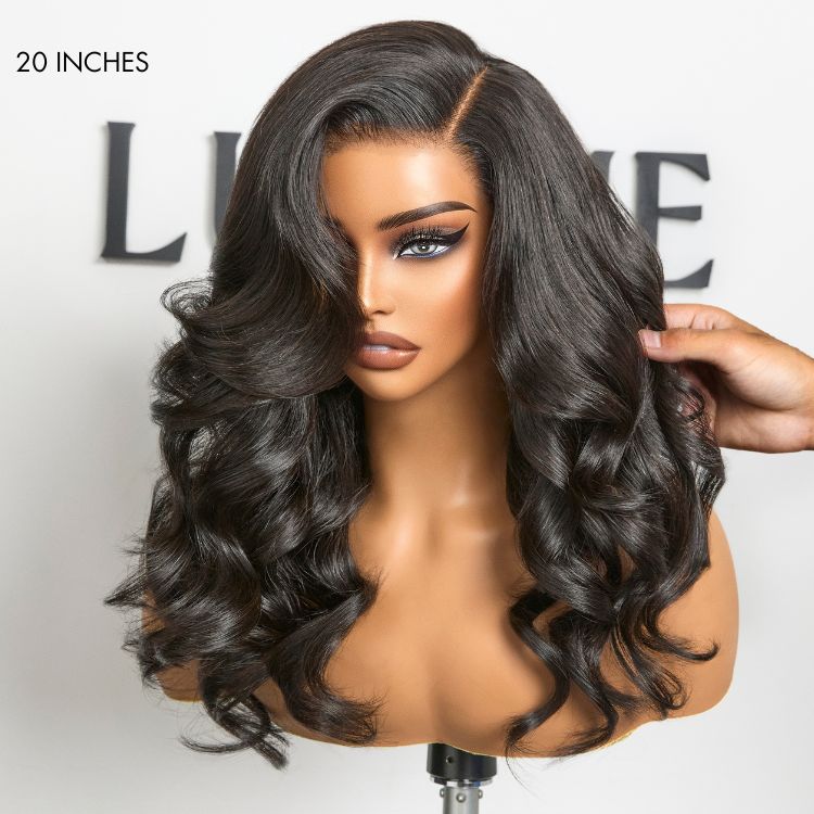 Glueless HD Lace Body Wave T-Part Lace Human Hair Wig - Blonde | 10"-28"