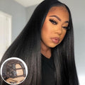 Straight V-Part Human Hair Wig | 10"-28"