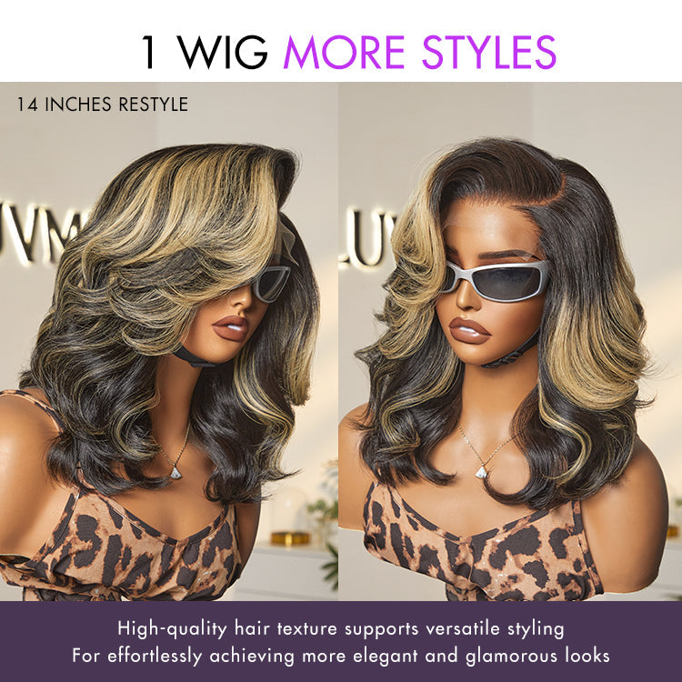Glueless HD Lace Layered T-Part Lace Human Hair Wig - Red | 10"-28"