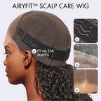 Glueless Curly T-Part Lace Human Hair Wig - Highlight | 10"-28"