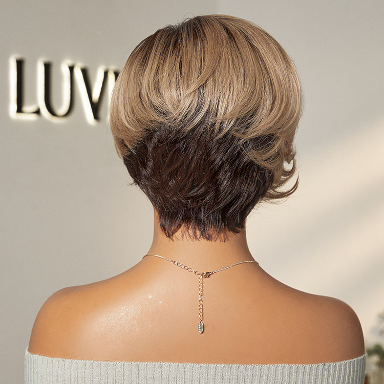 Glueless HD Lace Pixie T-Part Lace Human Hair Wig | 8"-14"