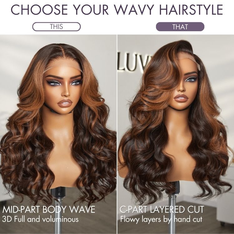 Glueless Loose Wave 5X5 Closure Human Hair Wig - Red 180% Density | 10"-28"
