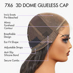 Glueless HD Lace Body Wave T-Part Lace Human Hair Wig - Red | 10"-28"