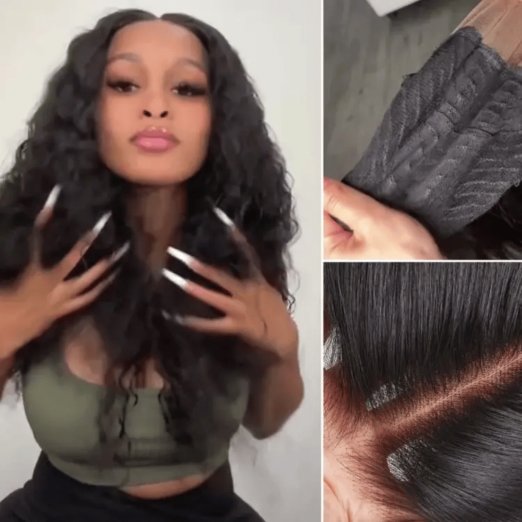 Glueless HD Lace Curly T-Part Lace Human Hair Wig - Blonde | 10"-28"