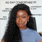Glueless HD Lace Curly T-Part Lace Human Hair Wig - Blonde | 10"-28"