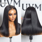 Glueless HD Lace Straight T-Part Lace Human Hair Wig - Blonde | 10"-28"
