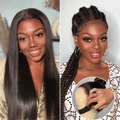 Glueless HD Lace Straight T-Part Lace Human Hair Wig - Blonde | 10"-28"