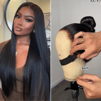 Glueless HD Lace Curly T-Part Lace Human Hair Wig - Blonde | 10"-28"