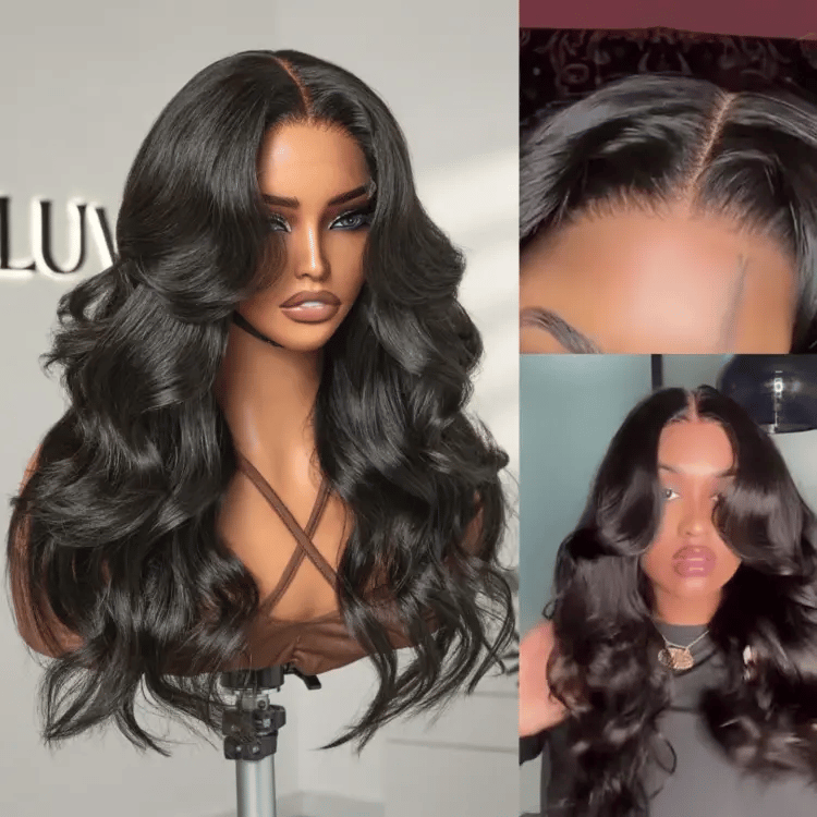 Glueless HD Lace Layered T-Part Lace Human Hair Wig - Red | 10"-28"