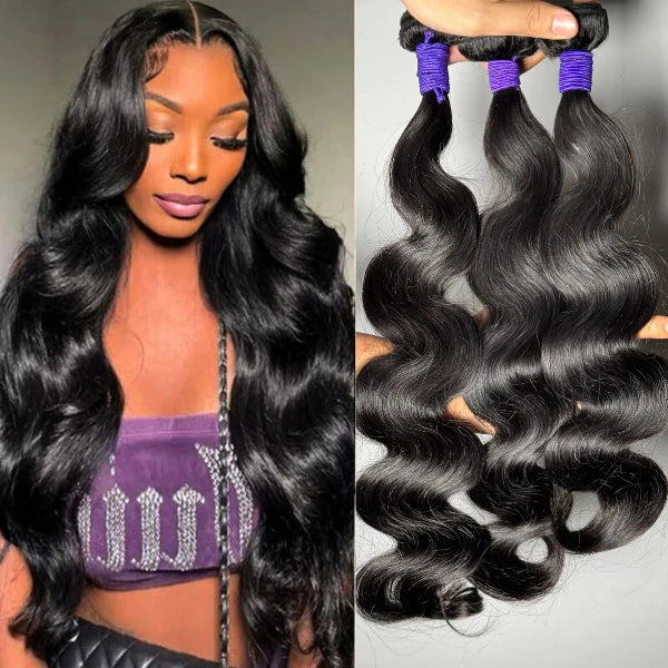 Kinky Straight 100% Virgin Human Hair Bundles - Red | 12"-30"