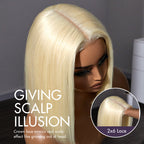 Glueless HD Lace Bob T-Part Lace Human Hair Wig - Red | 8"-14"