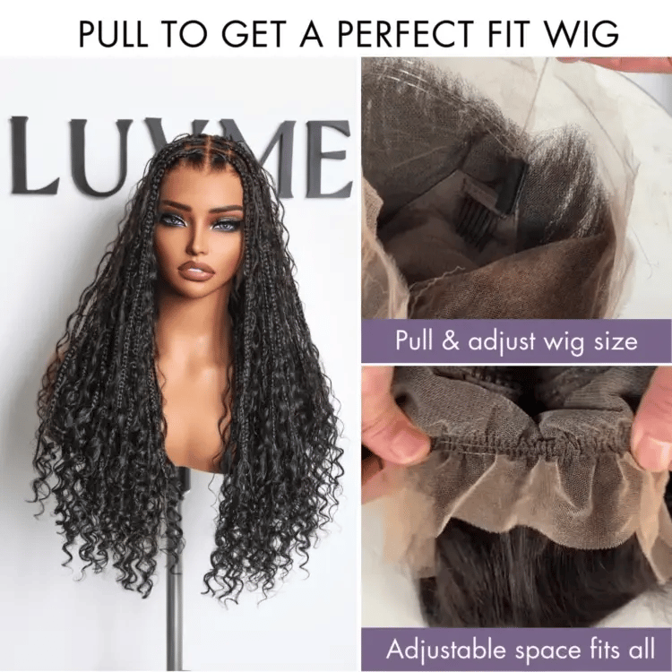 Braided Human Hair Wig | 10"-28"