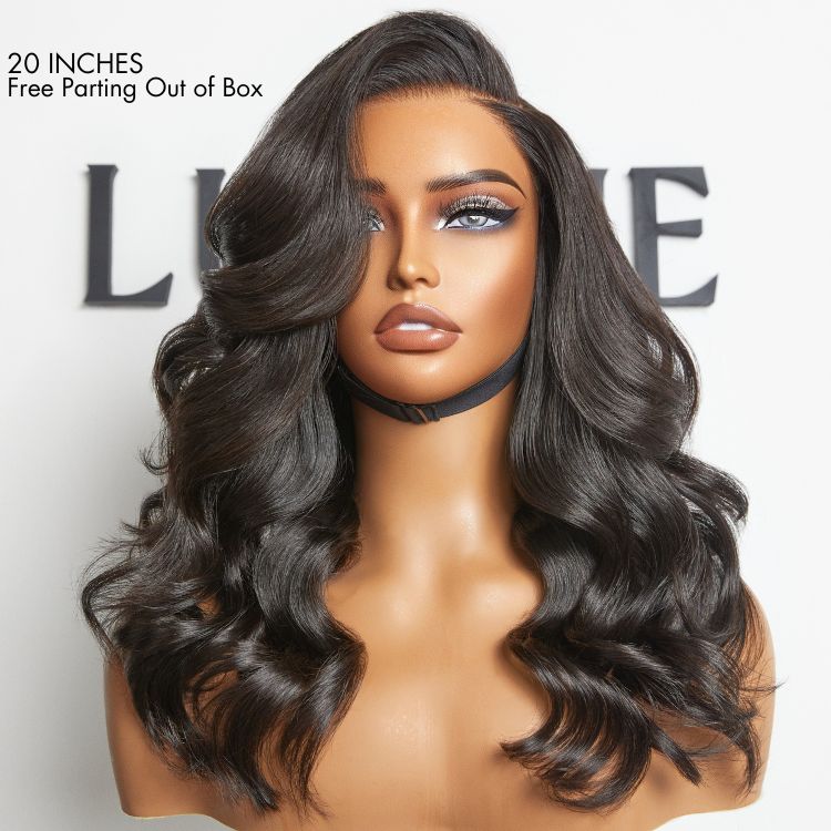 Glueless HD Lace Body Wave T-Part Lace Human Hair Wig - Blonde | 10"-28"