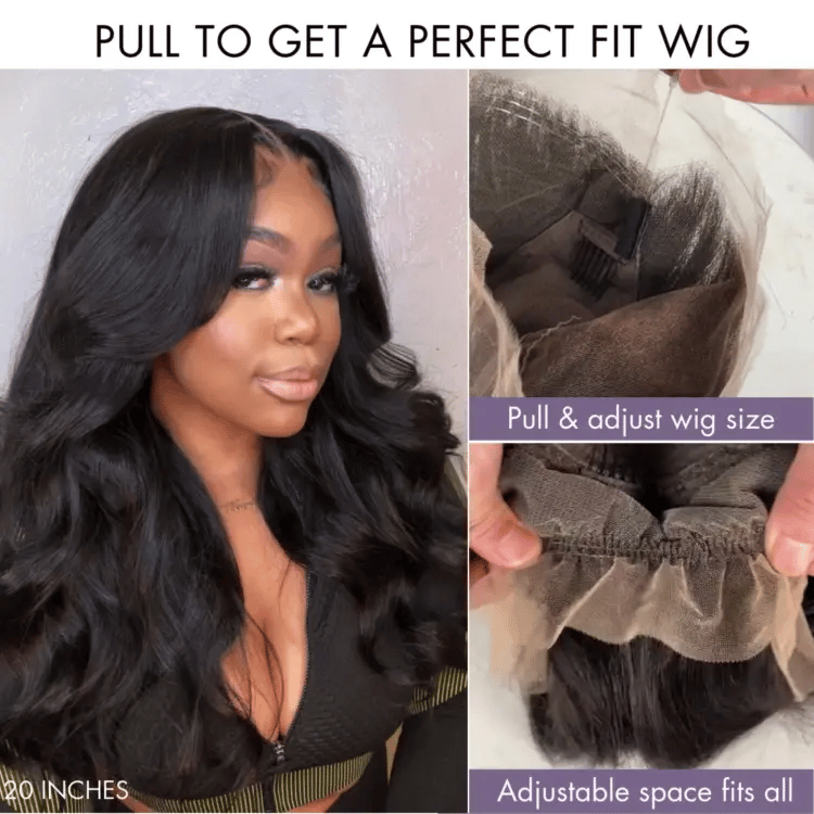 Glueless HD Lace Body Wave T-Part Lace Human Hair Wig - Blonde | 10"-28"