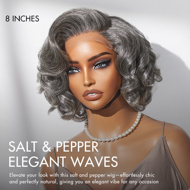 Glueless HD Lace Bob T-Part Lace Human Hair Wig - Highlight | 8"-14"