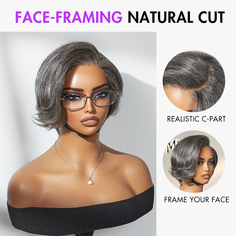 Glueless HD Lace Pixie T-Part Lace Human Hair Wig | 8"-14"