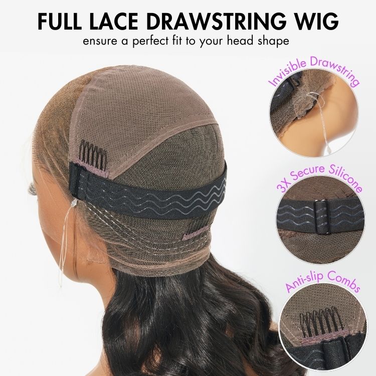 Loose Wave T-Part Lace Human Hair Wig - Blonde | 10"-28"