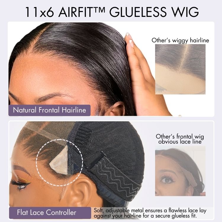 Glueless HD Lace Body Wave T-Part Lace Human Hair Wig - Blonde | 10"-28"