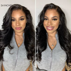 Glueless HD Lace Body Wave T-Part Lace Human Hair Wig 250% Density | 10"-28"