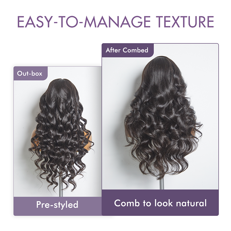 Glueless HD Lace Body Wave T-Part Lace Human Hair Wig - Red | 10"-28"