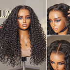 Glueless HD Lace Curly T-Part Lace Human Hair Wig - Blonde | 10"-28"
