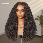 Glueless HD Lace Curly T-Part Lace Human Hair Wig - Blonde | 10"-28"