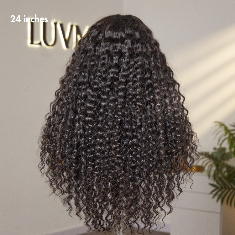 Glueless HD Lace Curly T-Part Lace Human Hair Wig - Blonde | 10"-28"