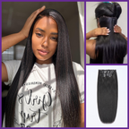 Kinky Straight Human Hair Wig | 10"-28"