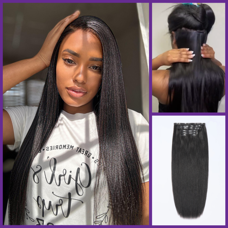 Kinky Straight Human Hair Wig | 10"-28"