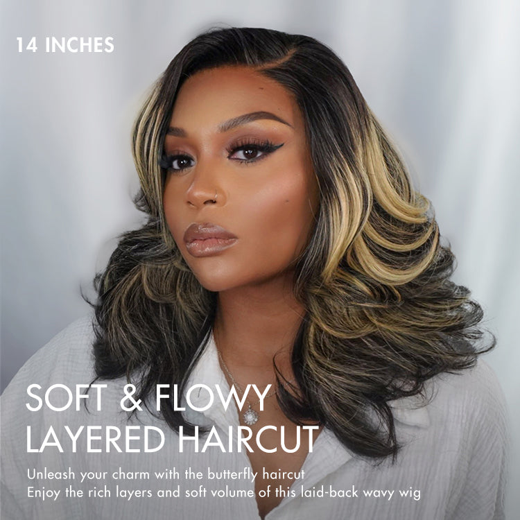 Glueless HD Lace Layered T-Part Lace Human Hair Wig - Red | 10"-28"