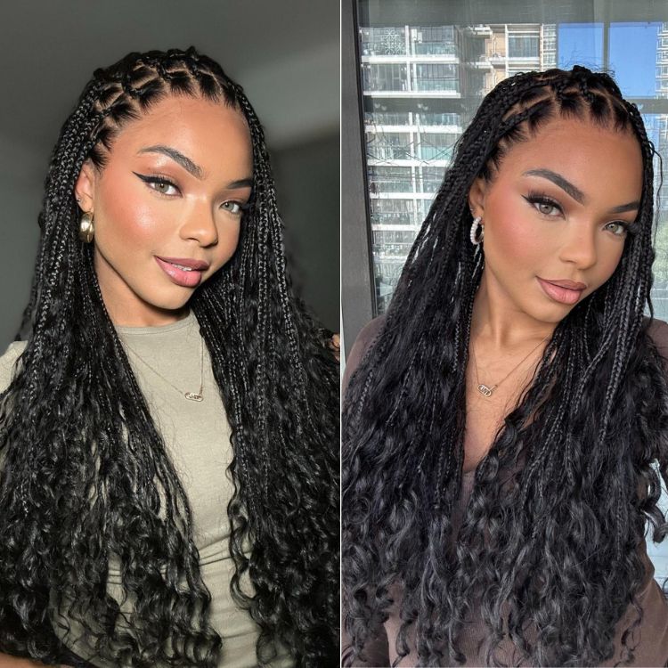 Braided Human Hair Wig | 10"-28"