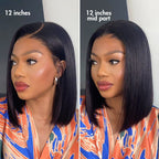 Glueless HD Lace Bob T-Part Lace Human Hair Wig | 8"-14"