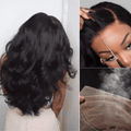 Glueless HD Lace Body Wave T-Part Lace Human Hair Wig - Blonde | 10"-28"