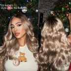 Glueless Loose Wave 5X5 Closure Human Hair Wig - Blonde | 10"-28"
